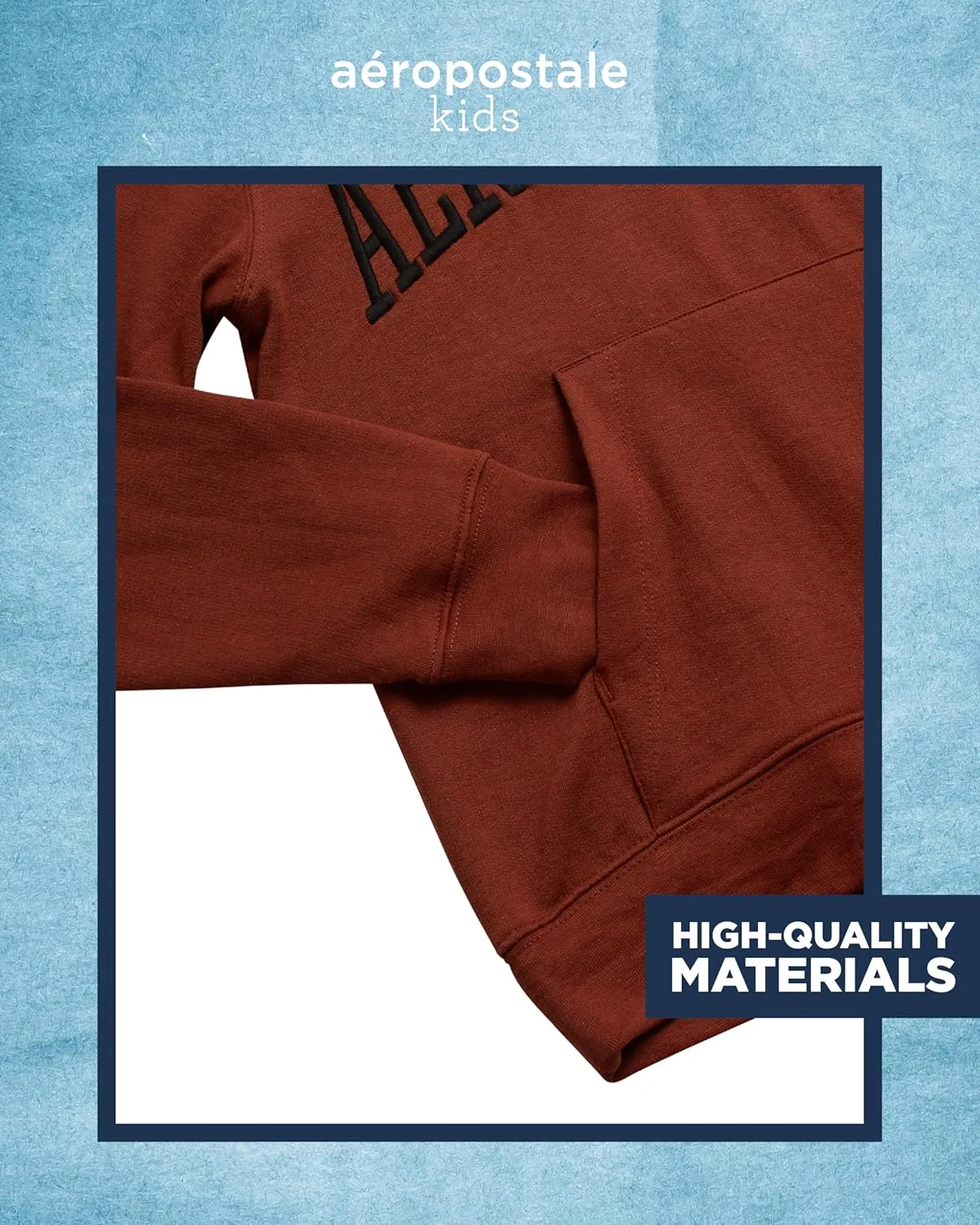 AEROPOSTALE Boys Sweatsuit Set - 2 Piece Fleece Pullover Hoodie Sweatshirt and Jogger Sweatpants - Boys Activewear Set (8-16)