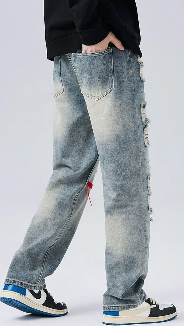 Aiden Ripped Loose Fit Jeans