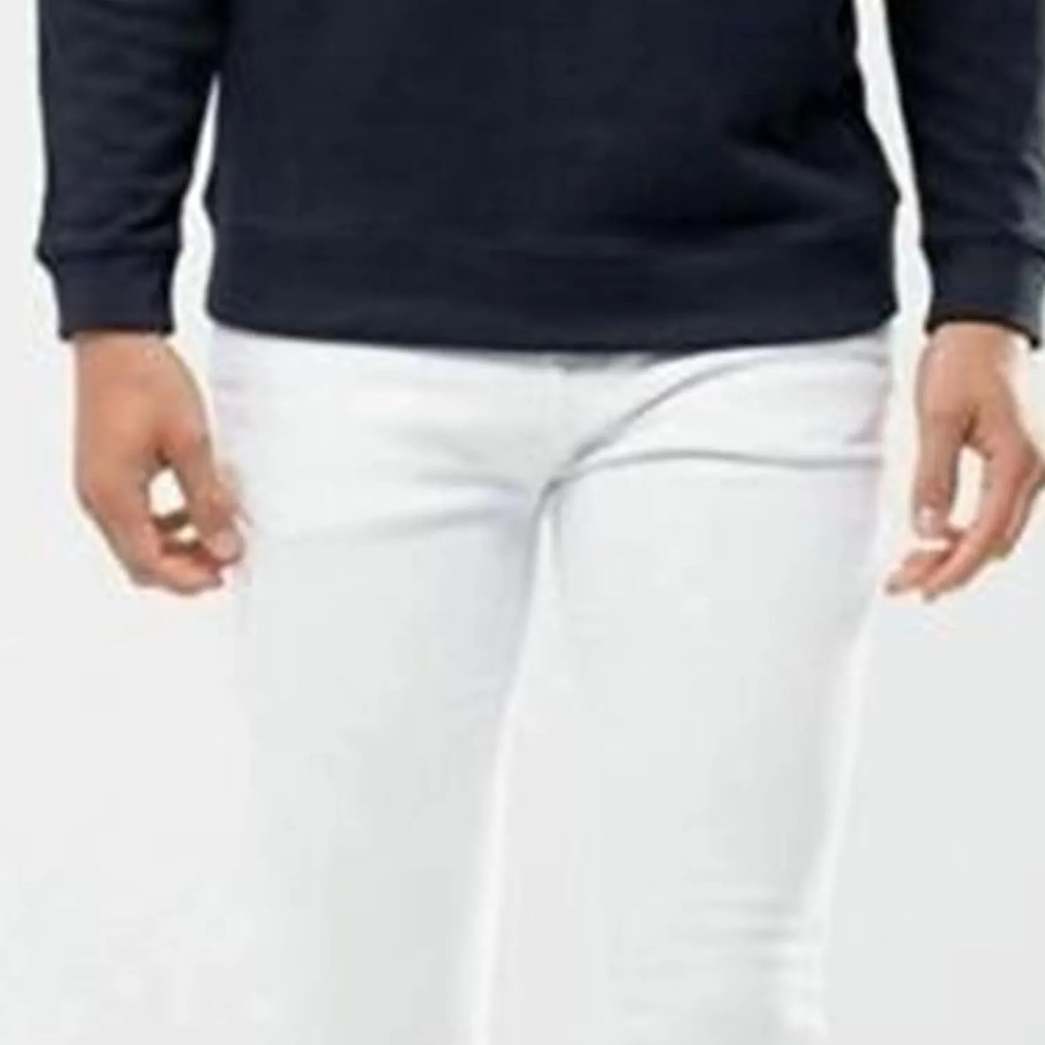 DGHM-JLMY Men's Slim Fit Washed Casual Jeans Stretch Tapered Leg Slim Fit Jeans Mid Waist Skinny Stretchy Denim Pants