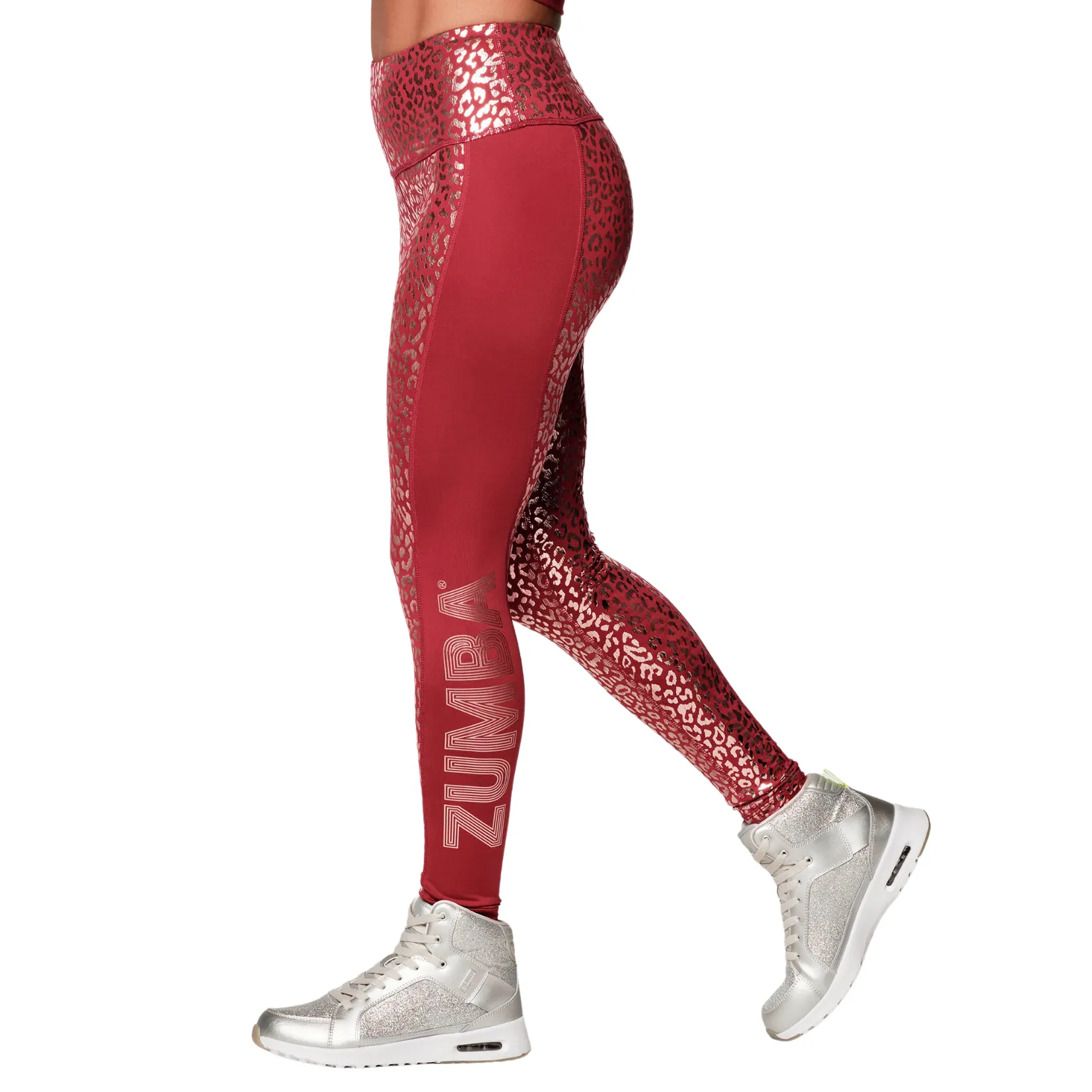 Glow With The Flow High Waisted Foil Leggings (Special Order)