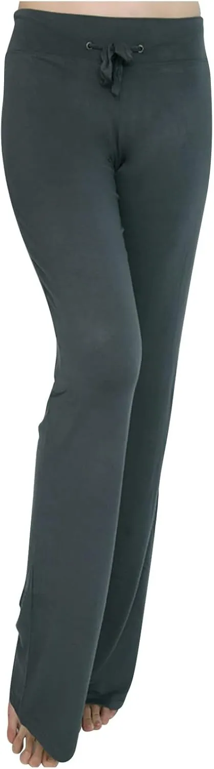 High Waist Workout Pants for Women Soft Wide Leg Flare Leggings Full Length Sport Yoga Pants Cozy Modal Trousers