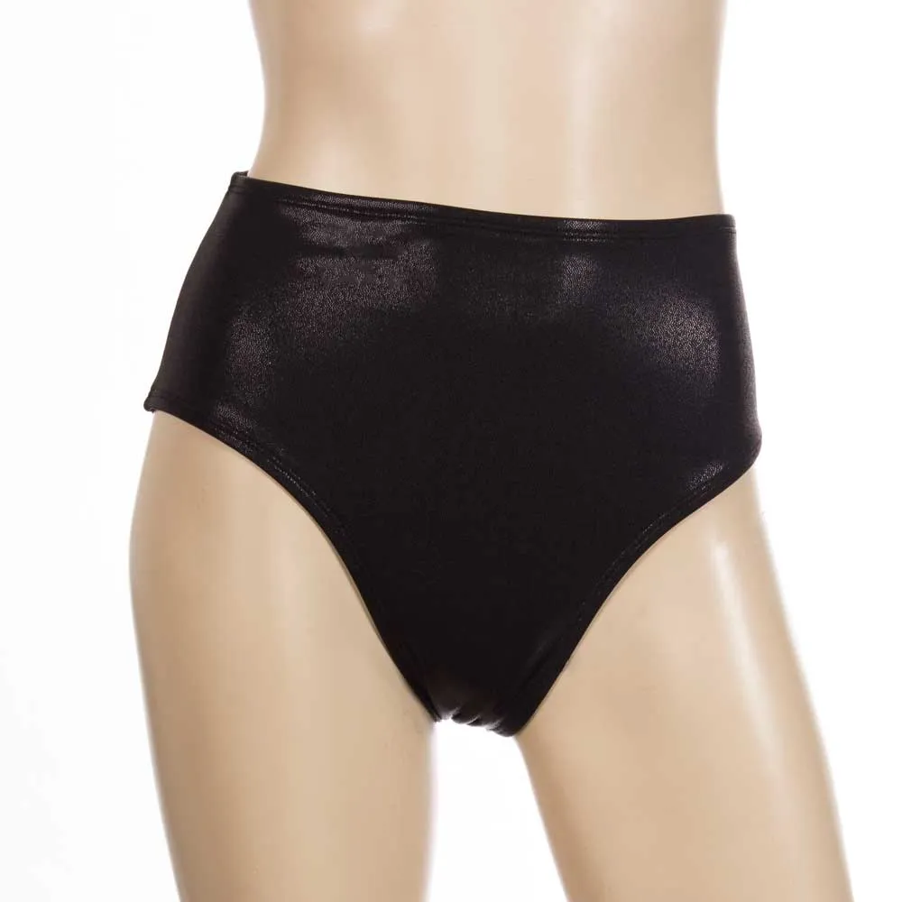 High Waisted Sexy Short- Black Mystique