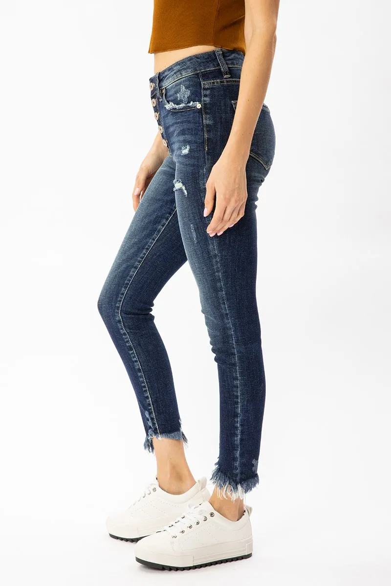 KanCan Winston High Rise Ankle Skinny Jeans