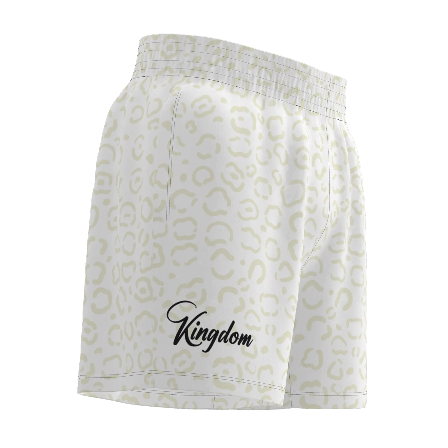 Kingdom Mesh Shorts - White Leopard