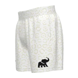 Kingdom Mesh Shorts - White Leopard