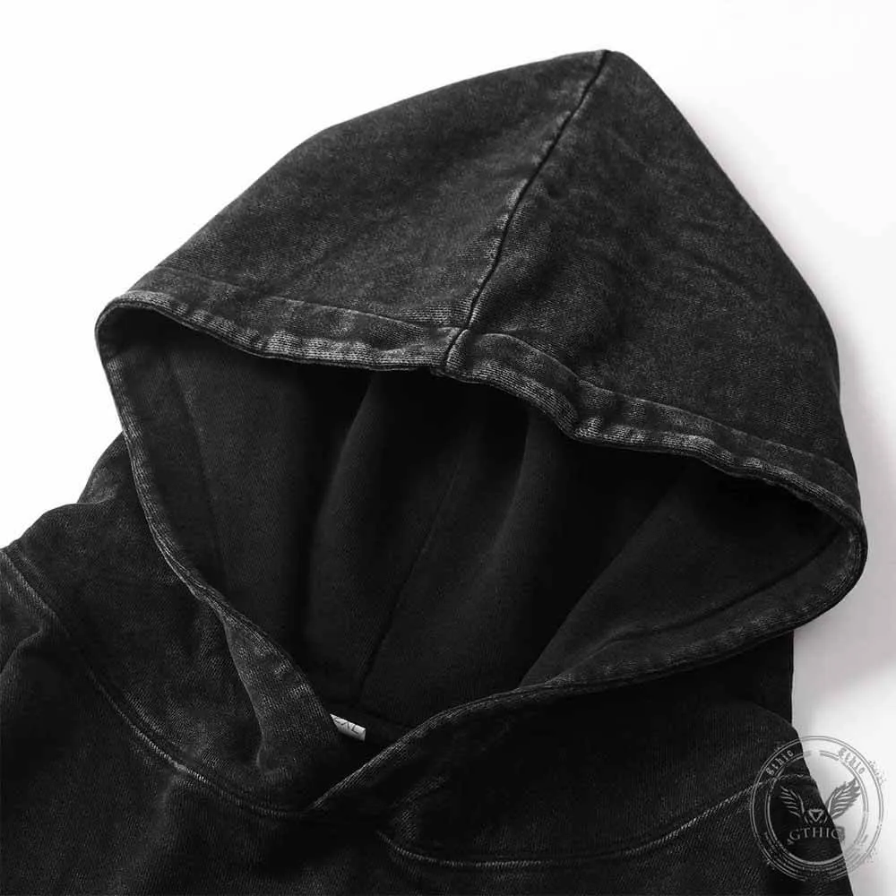 Knees Weak Eyes Are Heavy Vintage Washed Hoodie