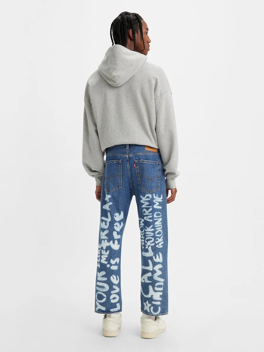Men's 551 Blue Loose Fit Mid Rise Jeans