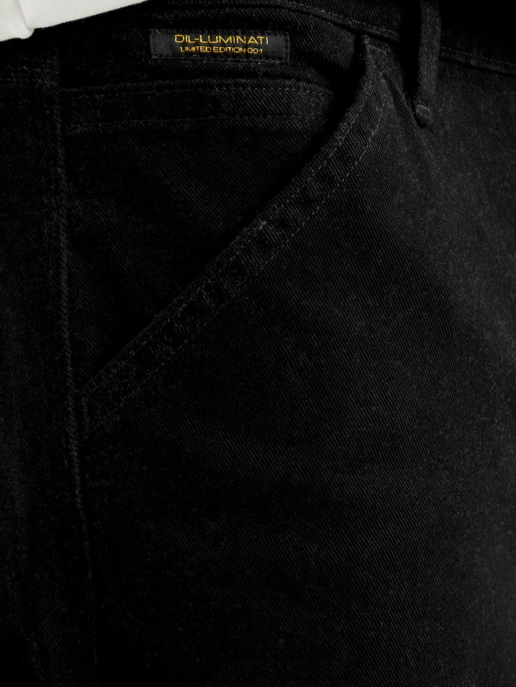 Men's 578 Black Loose Fit Mid Rise Jeans