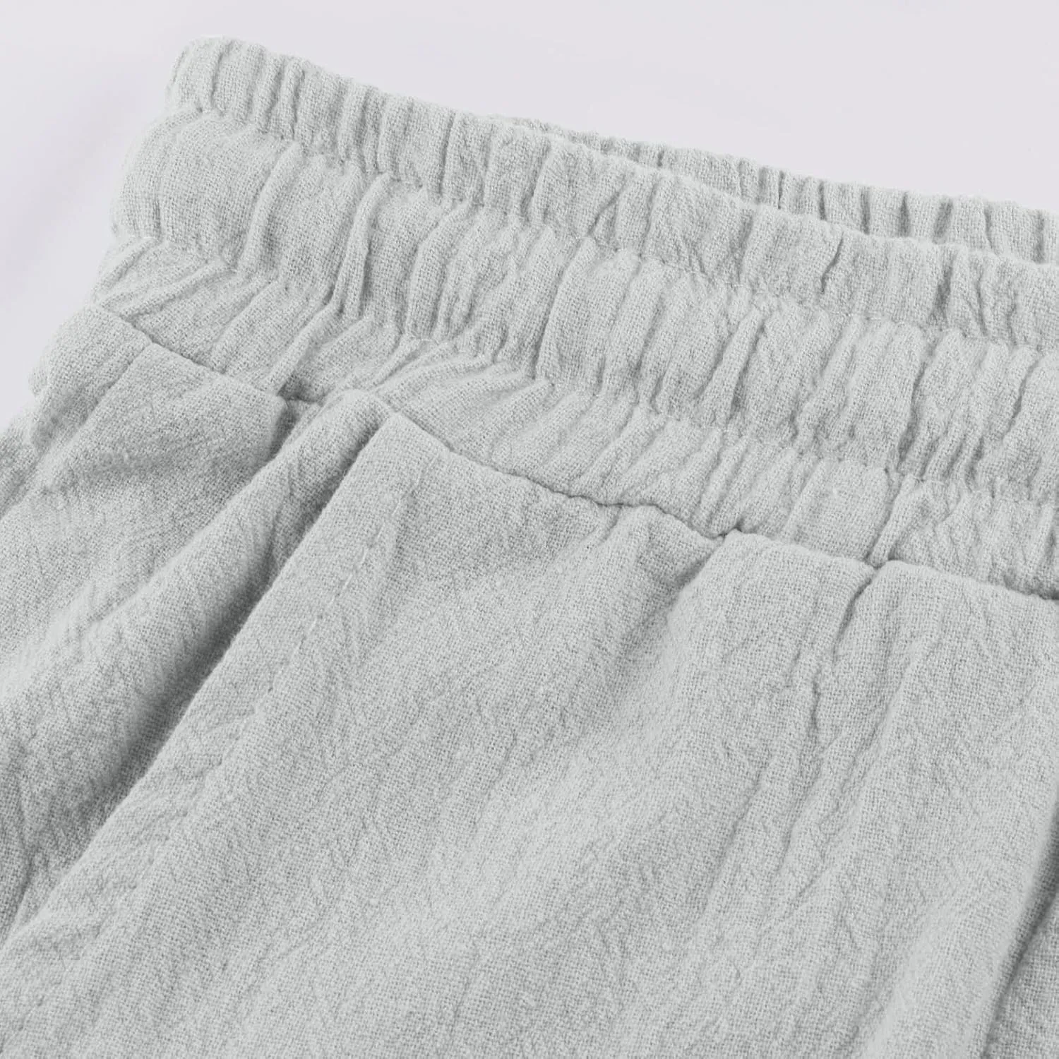 Men's Summer and Fashionable Cotton and Linen Trousers