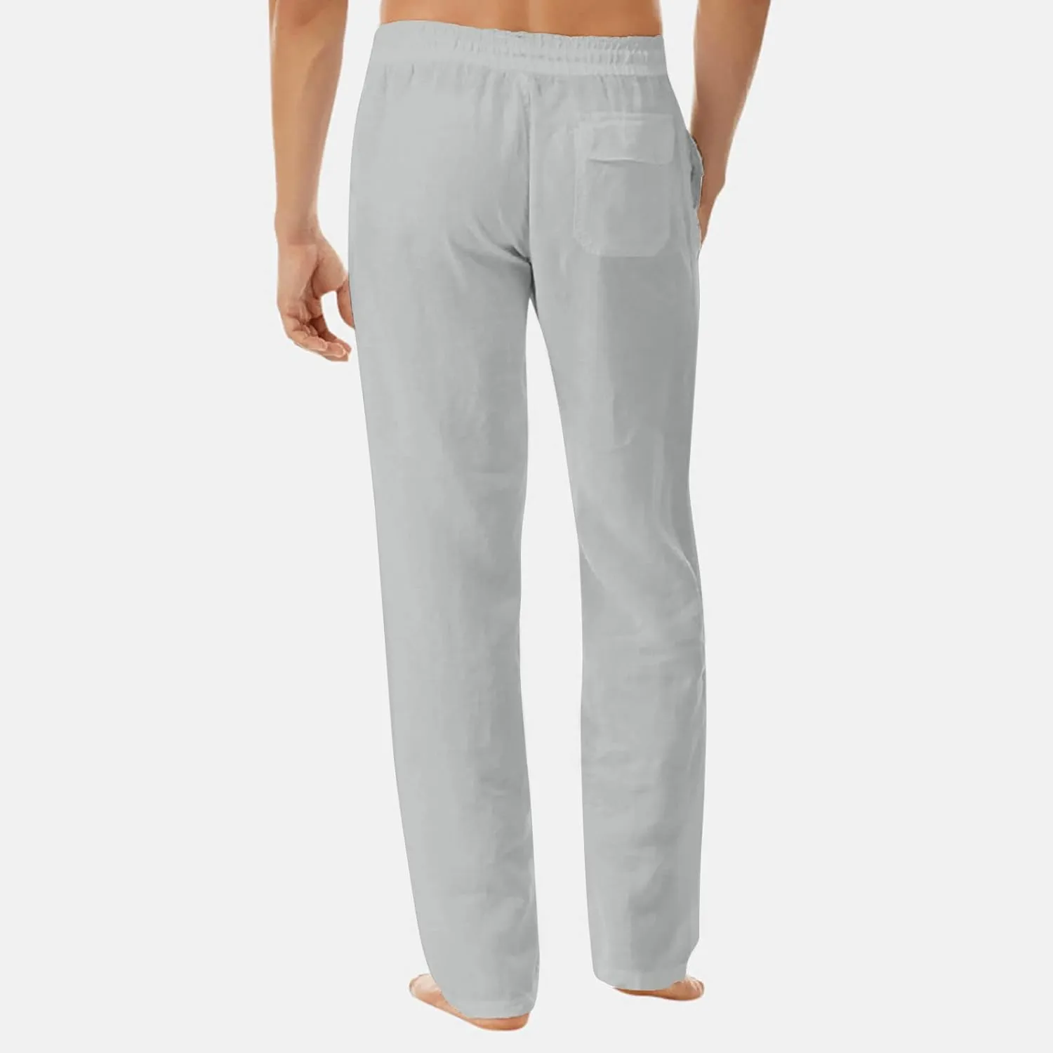 Men's Summer and Fashionable Cotton and Linen Trousers