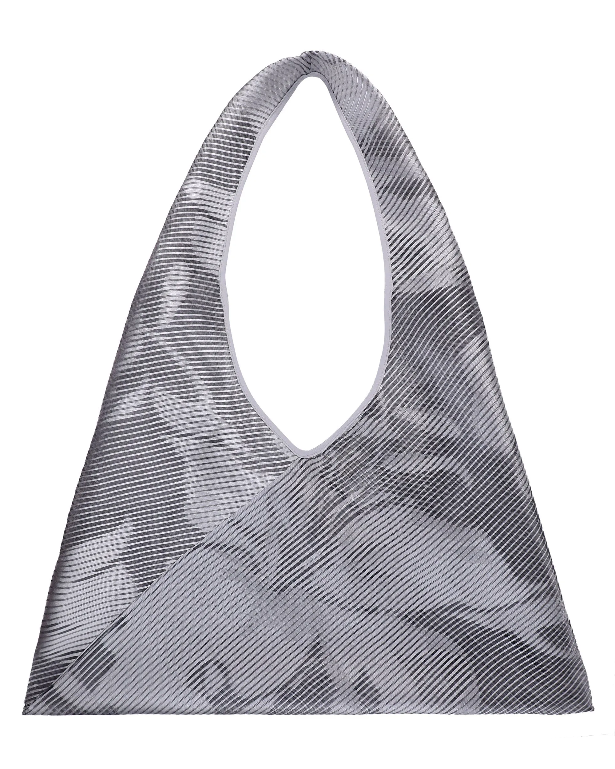 Structured Grey Tote Bag