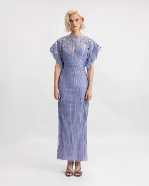 Structured Half-Sleeves Dress