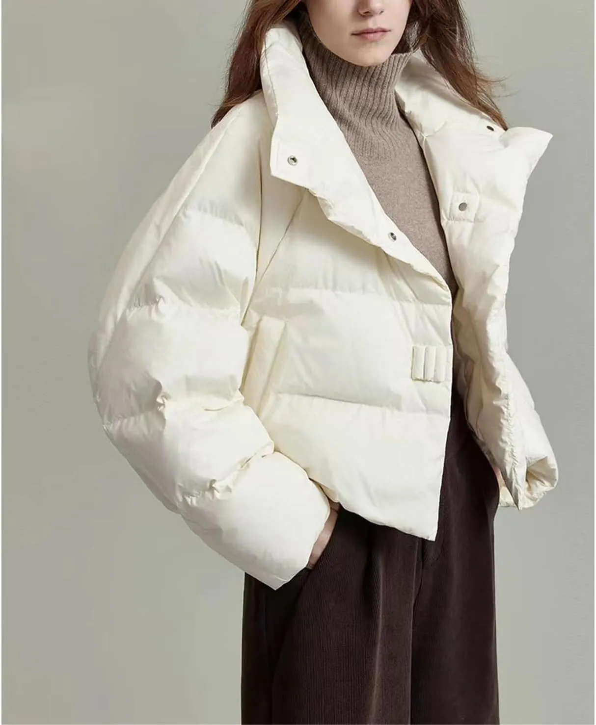 Women's Winter Cotton-padded Coat Fashionable And Casual Short Thickened Bread Coat Cotton-padded Jacket