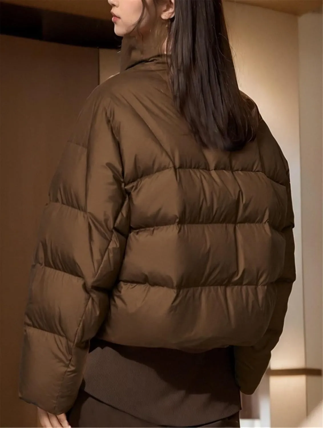 Women's Winter Cotton-padded Coat Fashionable And Casual Short Thickened Bread Coat Cotton-padded Jacket