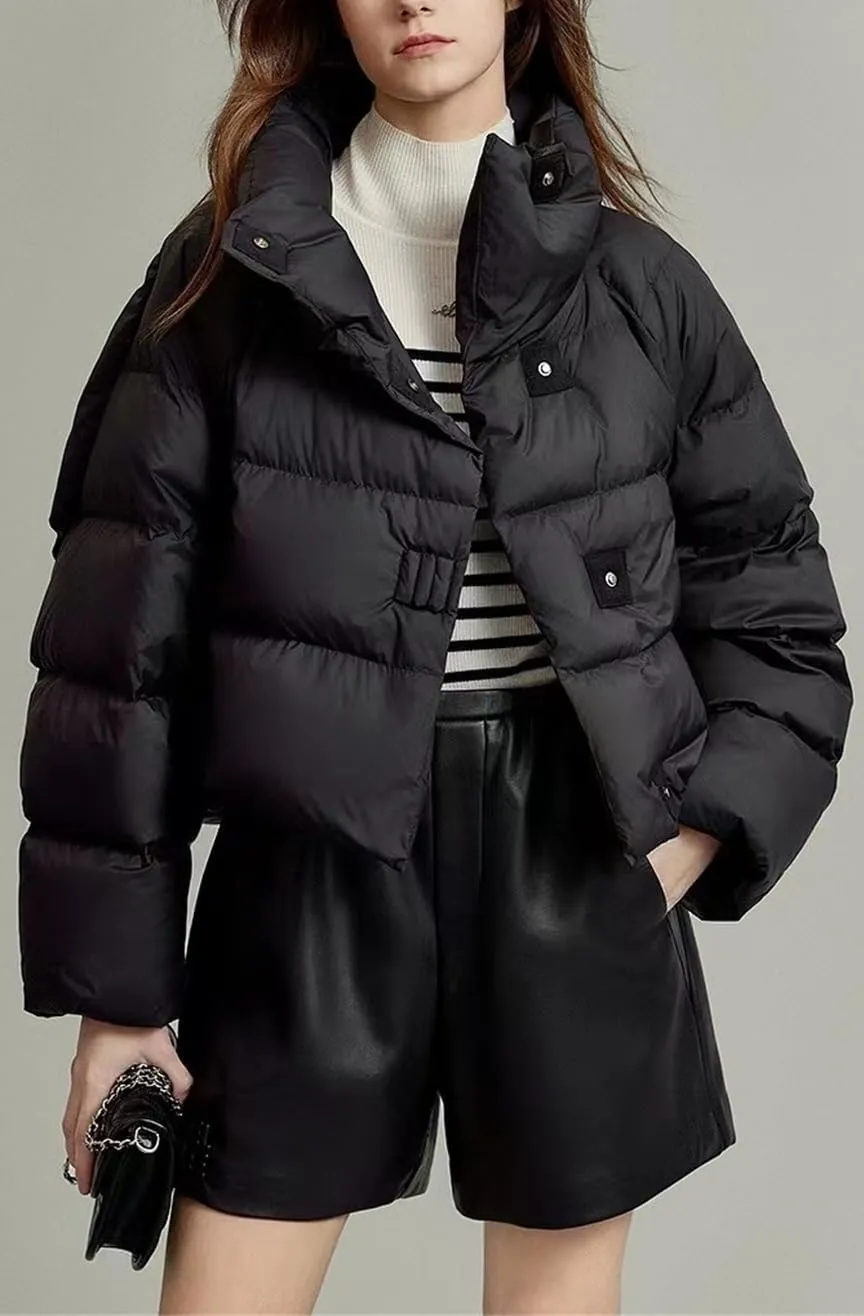 Women's Winter Cotton-padded Coat Fashionable And Casual Short Thickened Bread Coat Cotton-padded Jacket